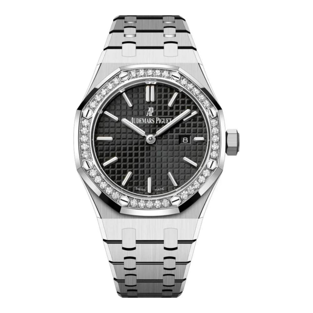 Audemars Piguet Royal Oak Black Dial women Watch 1 Audemars Piguet Royal Oak Black Dial women Watch