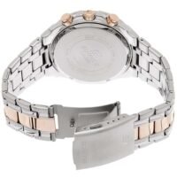 ساعة كاسيو اديفيس رجالية معدن فضى و نحاسى كرونوغراف