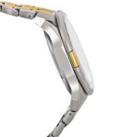 ساعة كاسيو اديفيس رجالية معدن فضى و ذهبى كرونوغراف