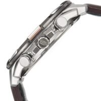 ساعة كاسيو اديفيس رجالية جلد بنى كرونوغراف