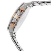 ساعة كاسيو اديفيس رجالية معدن فضى و نحاسى كرونوغراف