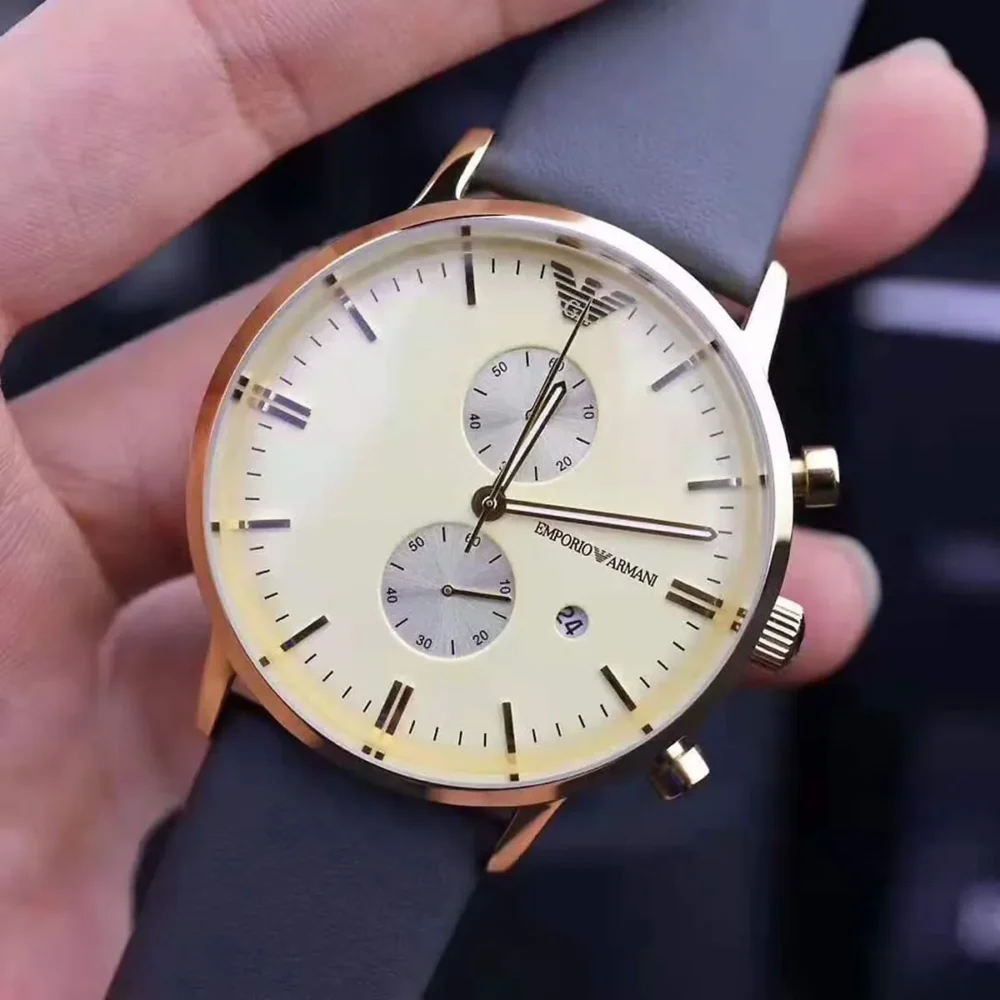 ساعة امبوريو ارماني للرجال AR0386