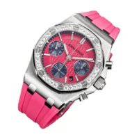 Royal Oak Offshore Selfwinding Chronograph Pink Dial in Steel