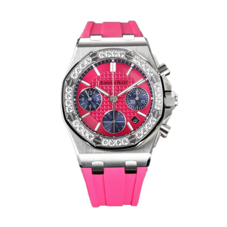 Royal Oak Offshore Selfwinding Chronograph Pink Dial in Steel