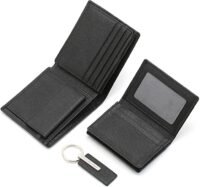 محفظة كالفن كلاين للرجال ، قطعتين ، مادليه مفاتيح