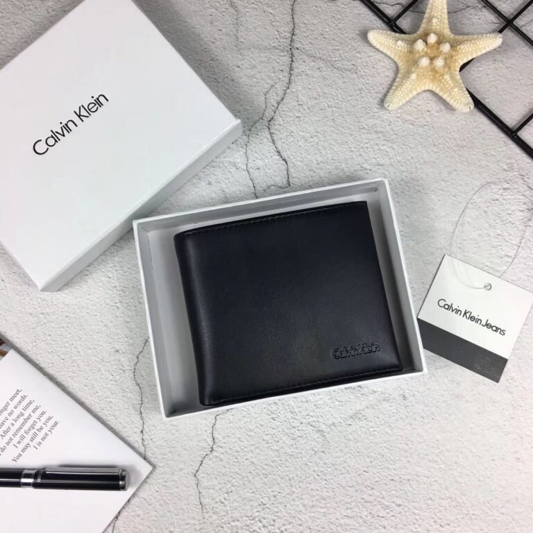 محفظه كالفن كلاين للرجال جلد طبيعي