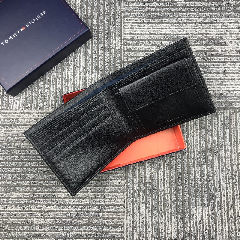 محفظة تومي هيلفيغر رجالي اسود 9 محفظة تومي هيلفيغر رجالي اسود